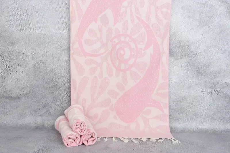 40x18 Cotton Whale Design Towel, Turkish Towel Hand Towel, Organic Tea Towel, Xmas Gifts, Boyfriend Christmas Gift, Bridesmaid Gifts, Wedding Favors - 1