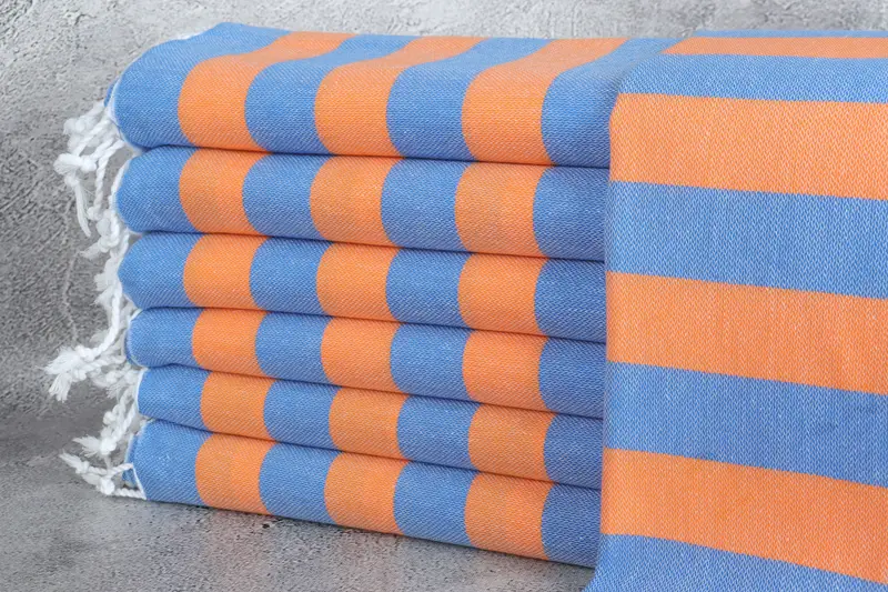 Luxury Turkish Bath Towel, Best Friend Gift, Bridesmaid Favors, Turkish Towel USA, Personalized Turkish Towel, 70x40 Cotton Striped Towel - 1
