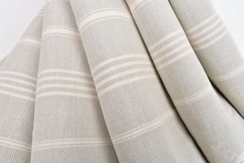 Large Turkish Towel, Personalized Wedding Gift, Valentines Day Gift For Her, 70x40 Cotton Striped Towel, Custom Beach Towel, Wedding Shower Gift - 5