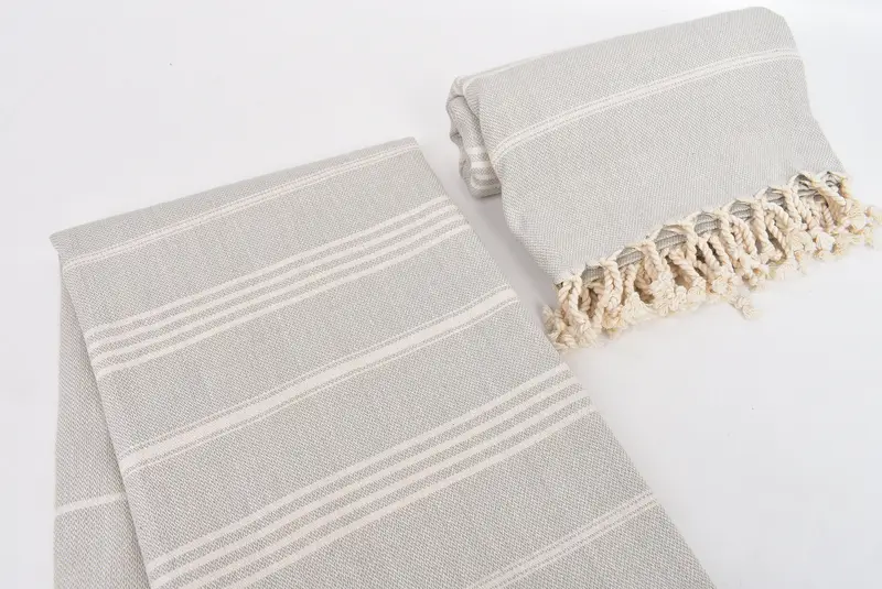 Large Turkish Towel, Personalized Wedding Gift, Valentines Day Gift For Her, 70x40 Cotton Striped Towel, Custom Beach Towel, Wedding Shower Gift - 7