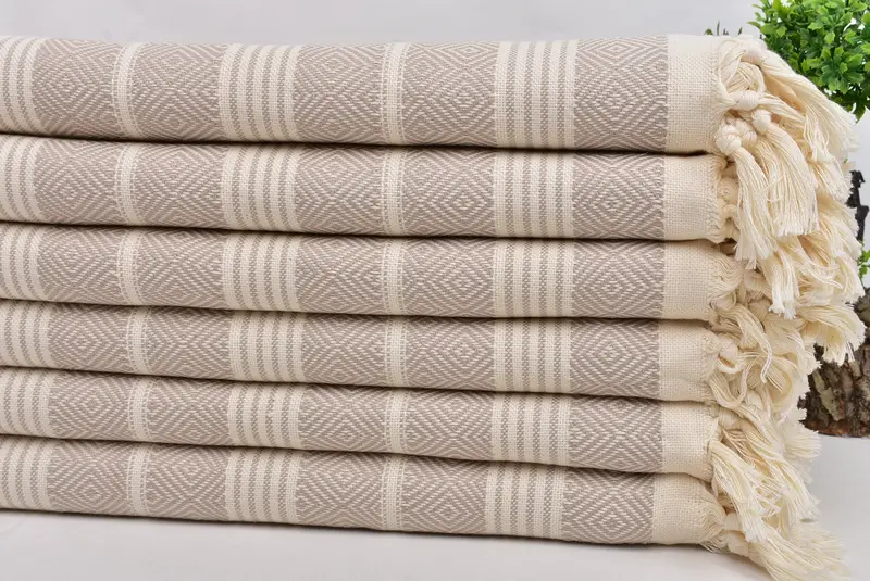 Best Beach Towel, 70x38 Cotton Diamond Towel, Turkish Towel USA, Valentines Day Gift Idea, Luxury Turkish Bath Towel, Organic Turkish towel - 3