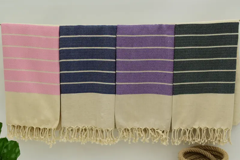 Bachelorette Party Gifts, Bachelorette Party Gifts For Bride, 68x40 Linen Zig zag Towel, Gift Boxes Towel, Bridesmaid Gift, Custom Wedding Gift - 8