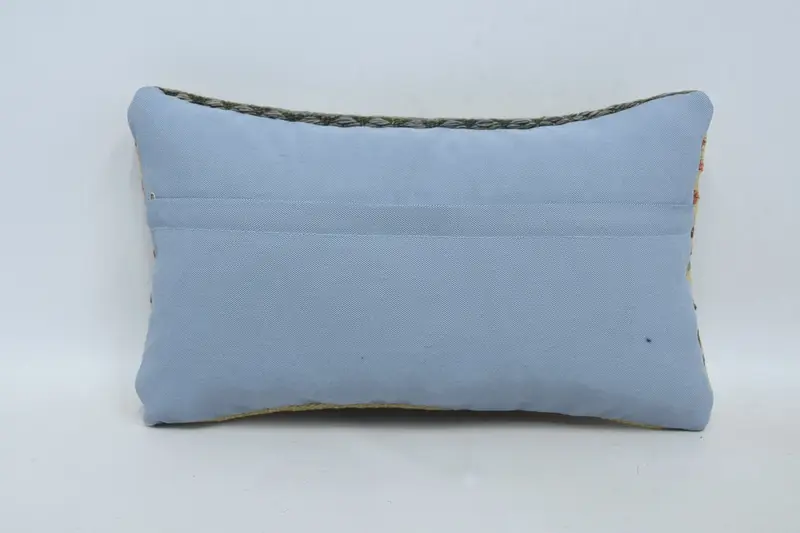 Patio Pillow, Cushion Cover, 12x20 Beige Pillow Cover, Handmade Throw Pillow Case, Gift Pillow, Home Decor Pillow, Kilim Cushion Sham - 6