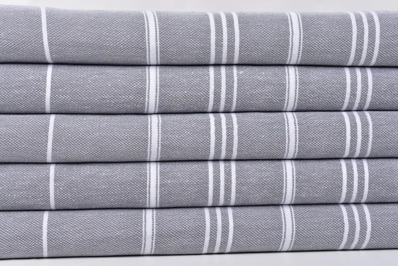 Holiday Towel, Personalized Gift, Bridal Shower Gift, Gifts For Him, Home Gift, Kitchen Towel, 40x24 Cotton Striped Towel, Personalized Gifts - 2