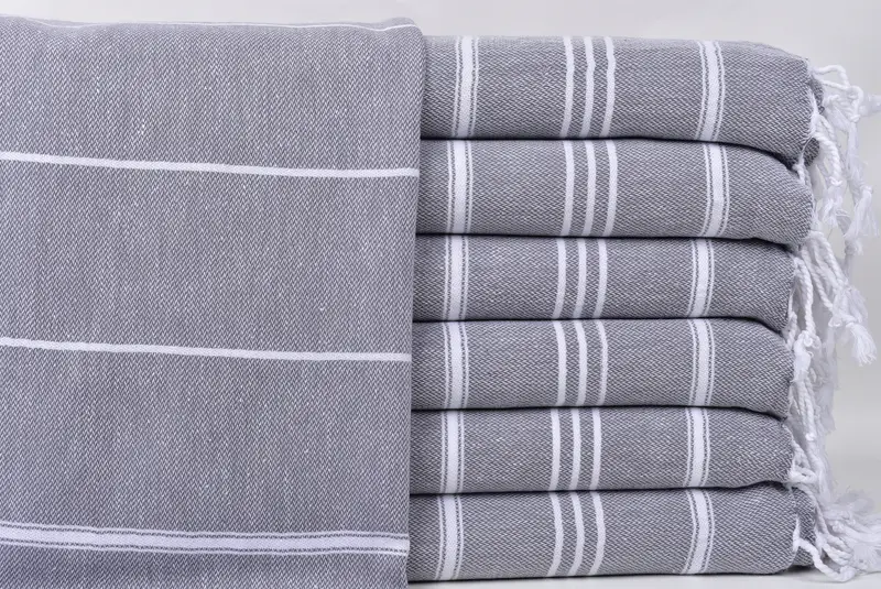 Holiday Towel, Personalized Gift, Bridal Shower Gift, Gifts For Him, Home Gift, Kitchen Towel, 40x24 Cotton Striped Towel, Personalized Gifts - 1