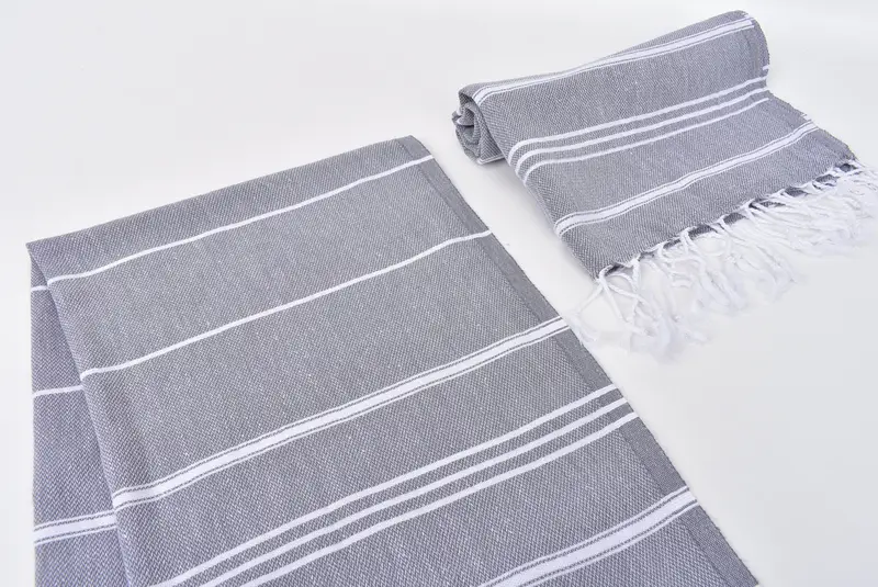 Holiday Towel, Personalized Gift, Bridal Shower Gift, Gifts For Him, Home Gift, Kitchen Towel, 40x24 Cotton Striped Towel, Personalized Gifts - 7