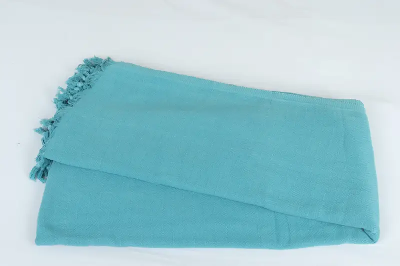 Best Friend Gift, Throw Blanket Couch, Organic Beach Blanket, Custom Wedding Gifts, 108x80 Cotton Stonewashed Diamond Towel, Bachelorette Gifts - 6