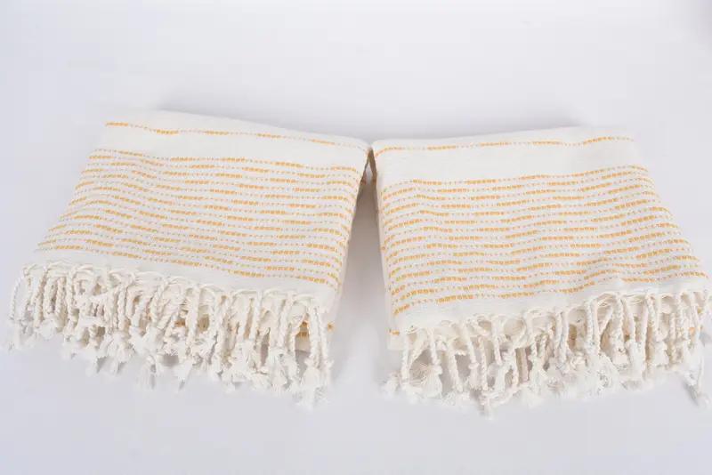Freundes Weihnachtsgeschenk, bestickter Handtuch, Junggesellengeschenk, 70x38 Baumwollgestreiftes Designtuch, Girls Weekend Favours, großes türkisches Handtuch - 6