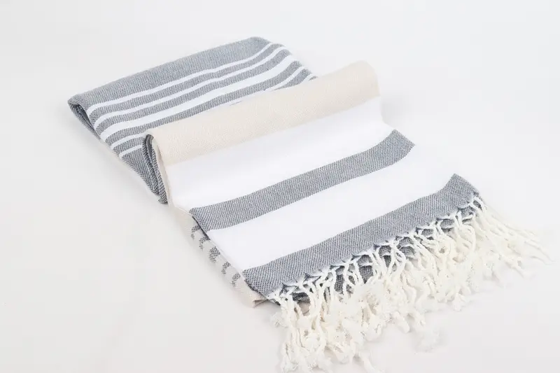 Fouta towel, 70x40 Cotton Striped Towel, Bridemaids Beach Towel, Quick-dry towel, Christmas Gift, Pool Towels, Spa Towel, Bachelorette Party Gifts - 6