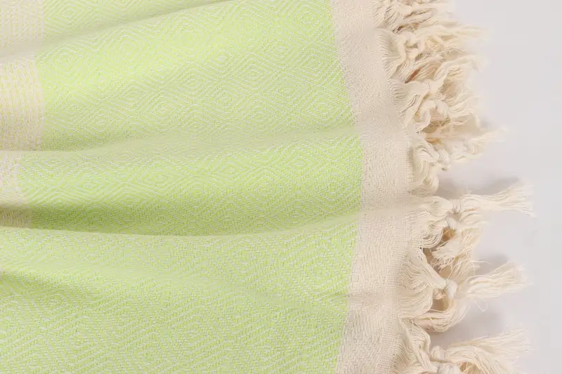 Christmas Gift Blanket, Boho Throw Blankets, Housewarming Gift, Beach Wedding Favor, 104x80 Cotton Diamond Towel, Throw Blanket Couch, Organic Throw - 8