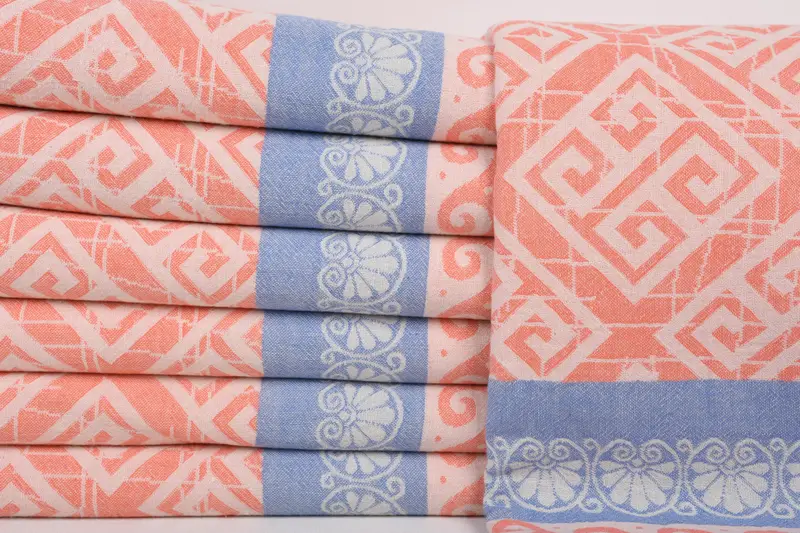 Welcome Wedding Gift, Beach towel, 70x36 Cotton Geometric Towel, Monogram Towels, Summer Towel, Personalized Turkish Towel, Monogram Beach Towel - 2