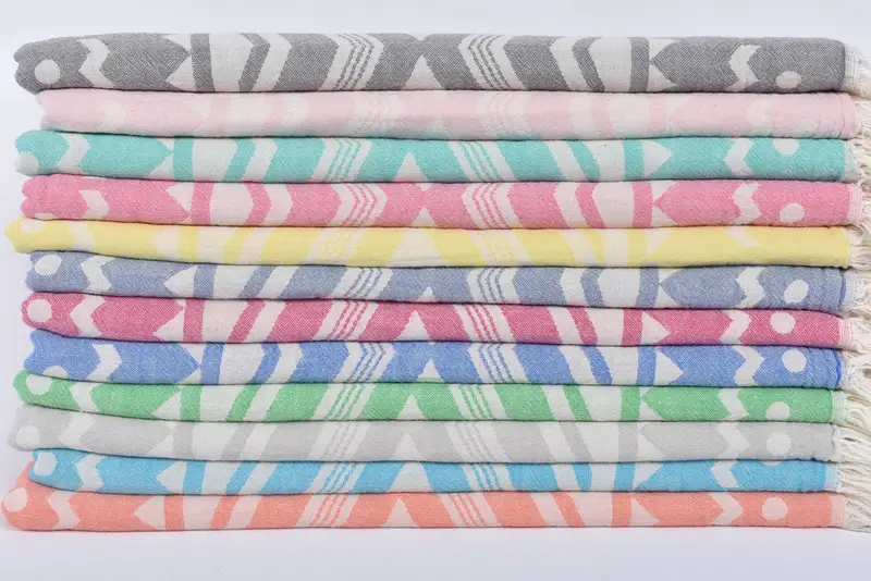 Wedding Shower Gift, 70x36 Cotton Plus Design Towel, Lightweight Turkish towel, Bridemaids Beach Towel, Housewarming Gift, Wedding Gifts Towel - 3