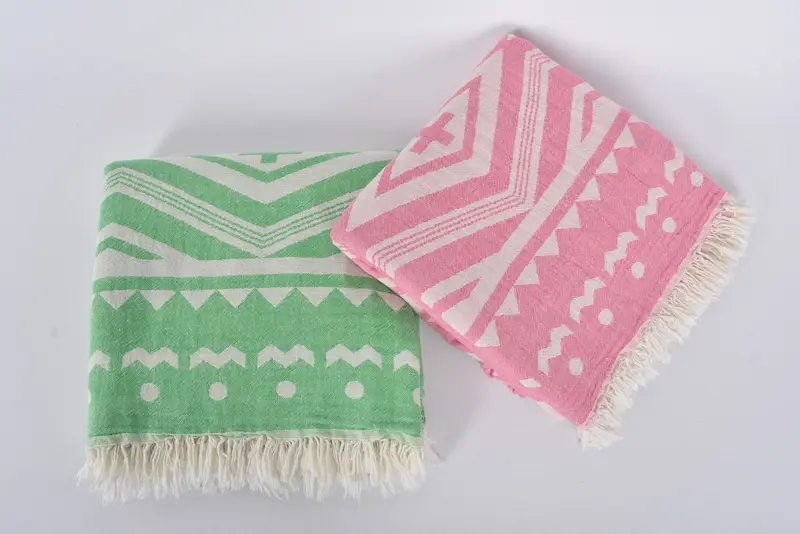 Wedding Shower Gift, 70x36 Cotton Plus Design Towel, Lightweight Turkish towel, Bridemaids Beach Towel, Housewarming Gift, Wedding Gifts Towel - 6