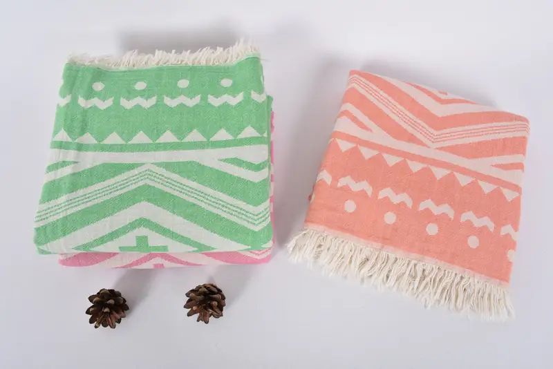 Wedding Shower Gift, 70x36 Cotton Plus Design Towel, Lightweight Turkish towel, Bridemaids Beach Towel, Housewarming Gift, Wedding Gifts Towel - 8