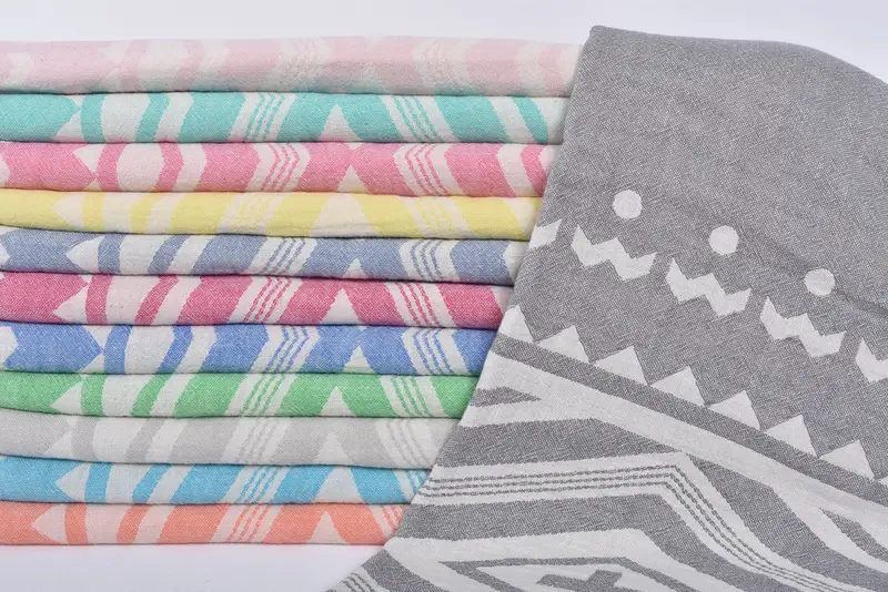 Wedding Shower Gift, 70x36 Cotton Plus Design Towel, Lightweight Turkish towel, Bridemaids Beach Towel, Housewarming Gift, Wedding Gifts Towel - 2