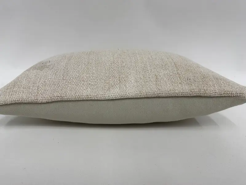 Bohemian Cushion Cushion, Vintage Pillow, Pillow for Sofa, Vintage Kilim Throw Pillow, Pillow Sham, 12x20 White Cushion Case, Ethnic Pillow Cover - 5