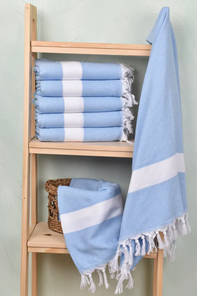 Pool Towels, 70x40 Cotton Diamond Towel, Bachelorette Gifts, Personalized Turkish Beach Towel, Organic towel, House Warming Gift, Personalized Gift - 3