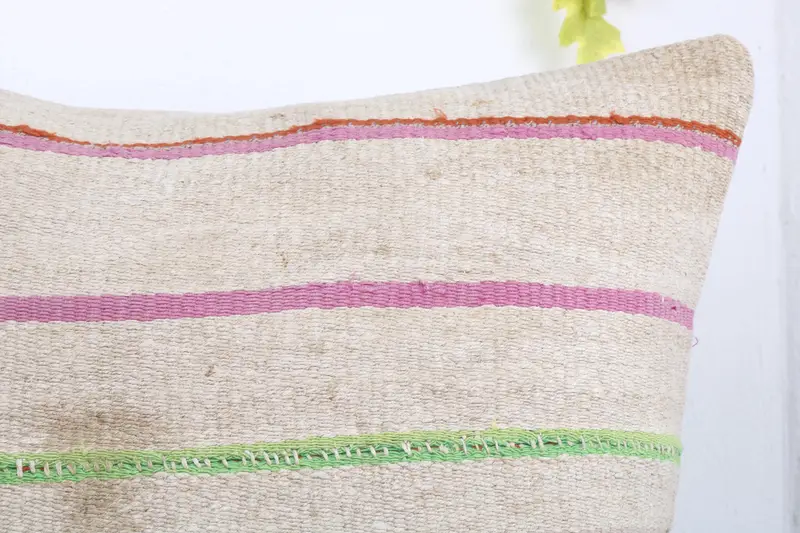 Pillow Case, Morroccon Kilim Cushion Cushion, 28x28 White Pillow Sham, Bed Cushion Case, Home Decor Pillow, Gift Pillow, Boho Pillow Sham Cover - 5
