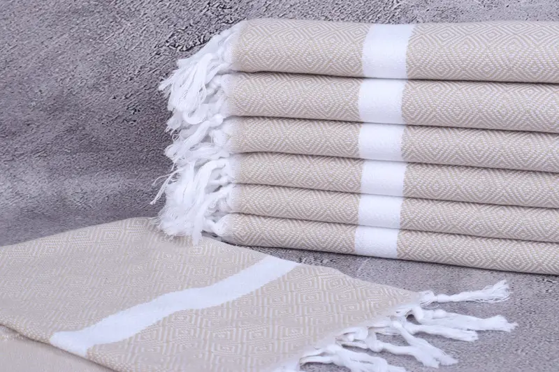 Personalized Kitchen Towel, Turkish Hand Towel, 40x18 Cotton Diamond Towel, Holiday Towel, Custom Tea Towel, Monogram Hand Towel, Monogram Towels - 2