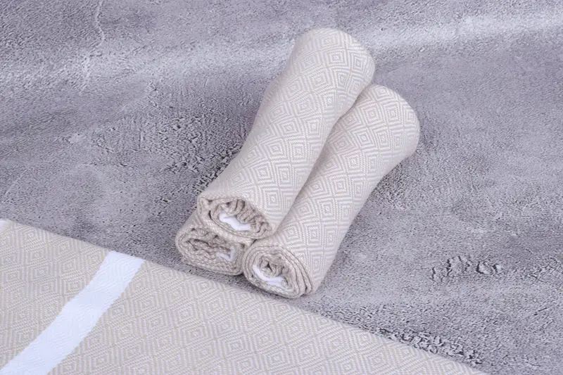 Personalized Kitchen Towel, Turkish Hand Towel, 40x18 Cotton Diamond Towel, Holiday Towel, Custom Tea Towel, Monogram Hand Towel, Monogram Towels - 8
