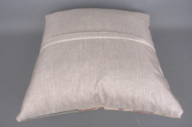 Cushion, Interior Designer Pillow, Armchair Pillow Sham, 20x20 Red Pillow Cover, Vintage Pillow, Antique Pillows, Retro Throw Cushion Cover - 7