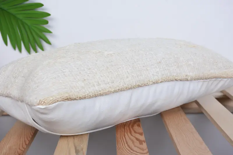 10x20 White Pillow, Pet Pillow, Boho Pillow, Pillow Cover, Kilim Pillow Cover, Throw Kilim Pillow, Southwestern Pillow Sham - 5
