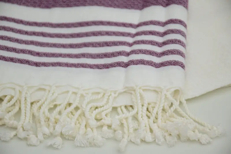 Luxury Turkish beach towel for summer vacation, Hammam towel, 70x40 Cotton Striped Towel, Xmas Gifts, Monogram Turkish Towel, Personalized Towel - 6