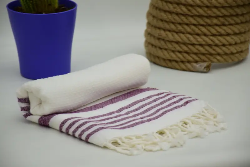 Luxury Turkish beach towel for summer vacation, Hammam towel, 70x40 Cotton Striped Towel, Xmas Gifts, Monogram Turkish Towel, Personalized Towel - 2