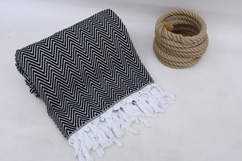 Bachelorette Large Towel, Tablecloth, Unique Gift, Bachelorette Gifts, 96x80 Cotton Chevron Towel, Throw Blanket, Thanksgiving Tablecloth - 7