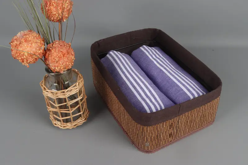 Absorbent Turkish towel, Hammam towel, 70x40 Cotton Striped Towel, Mother Of The Groom Gift, Wedding Towel, Bachelorette Party Gifts Bridesmaids - 4