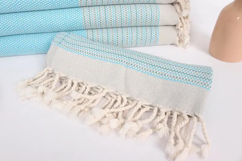 Turkish Tea Towel, Decorative Towel, Monogrammed Hand Towel, Bathroom Towels, Bachelor Gifts, Bridal Shower Gift, 36x20 Cotton Striped Towel - 4