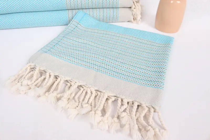 Turkish Tea Towel, Decorative Towel, Monogrammed Hand Towel, Bathroom Towels, Bachelor Gifts, Bridal Shower Gift, 36x20 Cotton Striped Towel - 5
