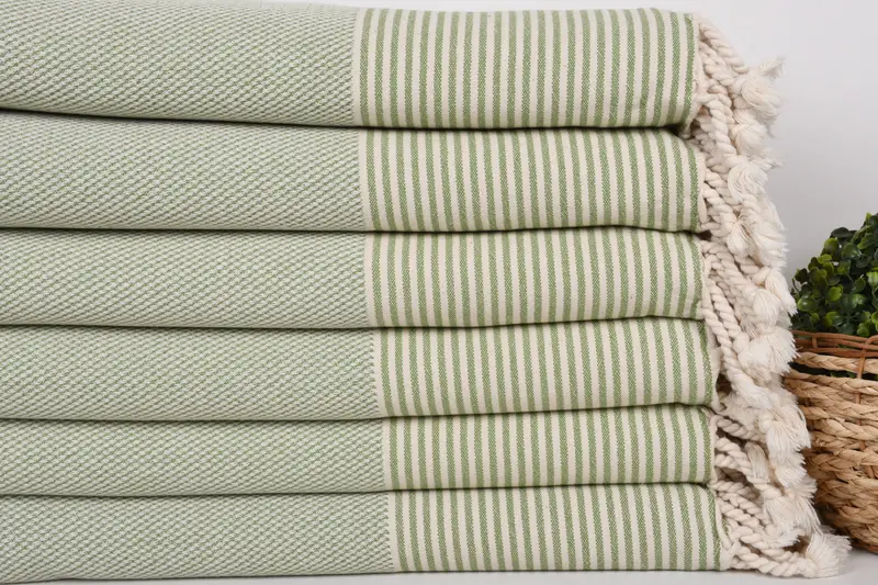 Christmas Favors, Bridal Shower Gift, Summer Towel, Bachelor Bachelorette Party Favors, 70x36 Cotton Striped Towel, Bachelorette Party Decorations - 2