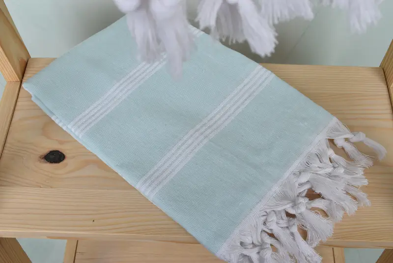Sand-resistant towel, Eco-Friendly Turkish Towel, Beach Towel Bulk, Summer Gift, Quick-dry peshtemal, 70x30 Cotton Striped Towel, Bridesmaid Favors - 5