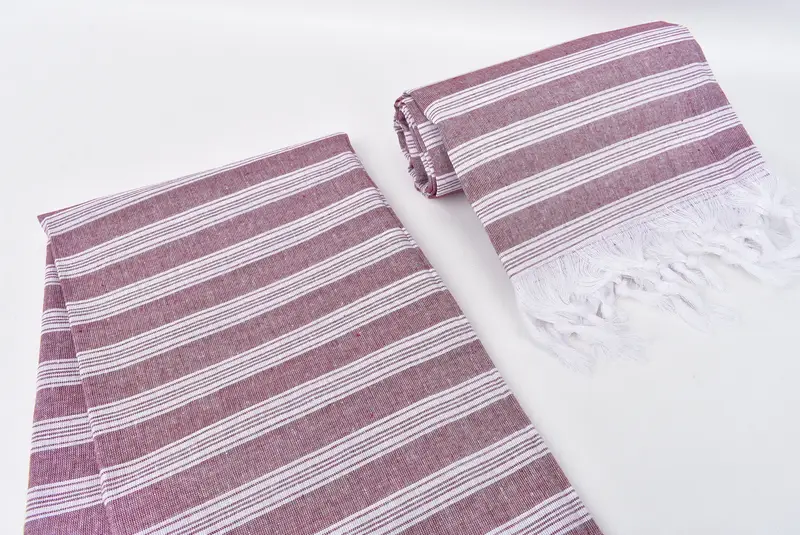 Turkish Bath Towel USA, Scarf Towel, 70x40 Cotton Striped Towel, Bridesmaid Gift Towel, Summer Gift, Bridesmaid Proposal Gift, Personalized Towel - 7