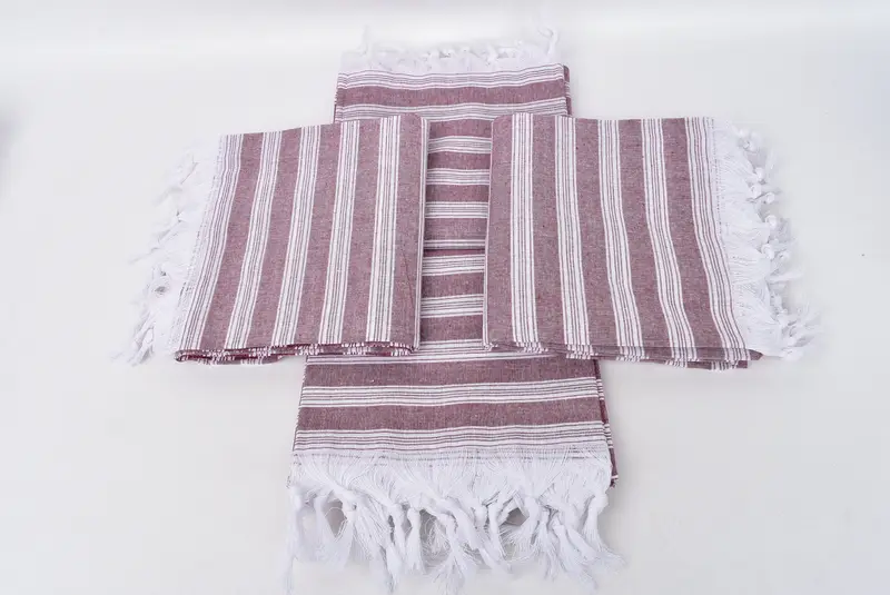 Turkish Bath Towel USA, Scarf Towel, 70x40 Cotton Striped Towel, Bridesmaid Gift Towel, Summer Gift, Bridesmaid Proposal Gift, Personalized Towel - 6