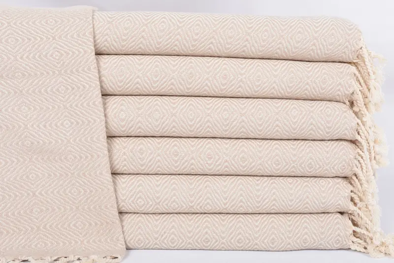 Personalized Hand Towel, Personalized Wedding Gift For Couple, Turkish Towel Hand Towel, Personalized Dish Towel, 36x18 Cotton Zigzag Diamond Towel - 1