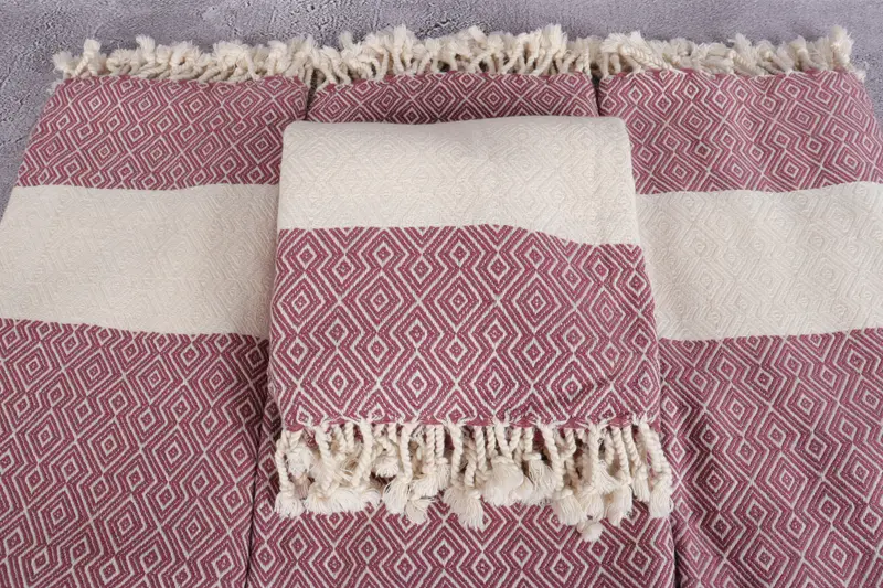 Bridesmaid Gift, 68x38 Cotton Diamond Towel, Monogrammed Beach Towel, Scarf Towel, Hammam towel, Gym Towel, Custom Bath Towel, Merry Christmas Gifts - 4