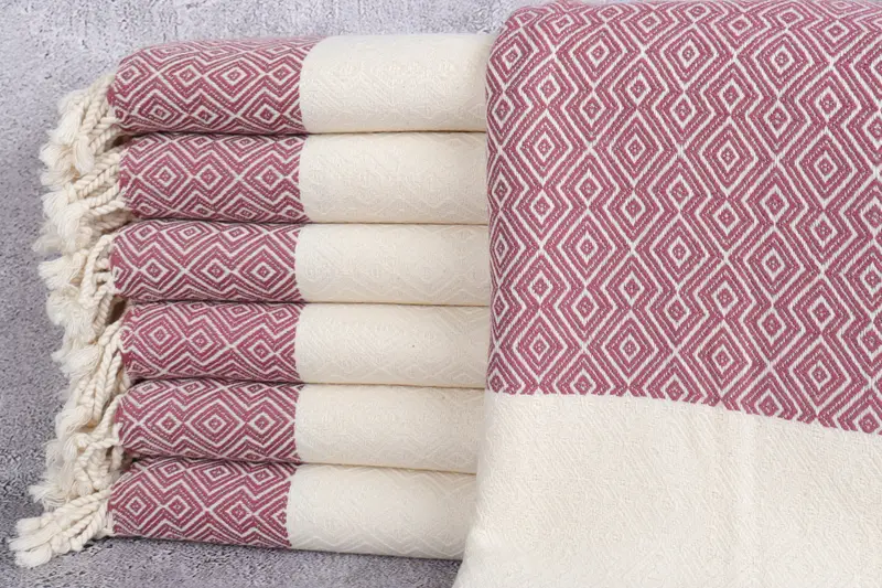 Bridesmaid Gift, 68x38 Cotton Diamond Towel, Monogrammed Beach Towel, Scarf Towel, Hammam towel, Gym Towel, Custom Bath Towel, Merry Christmas Gifts - 1