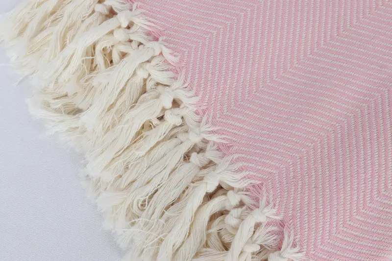 70x40 Cotton Herringbone Towel, Wedding Gifts Towel, Bridesmaid Gifts Personalized, Monogrammed Beach Towel, Summer Gift Ideas, Best Friend Gift - 7