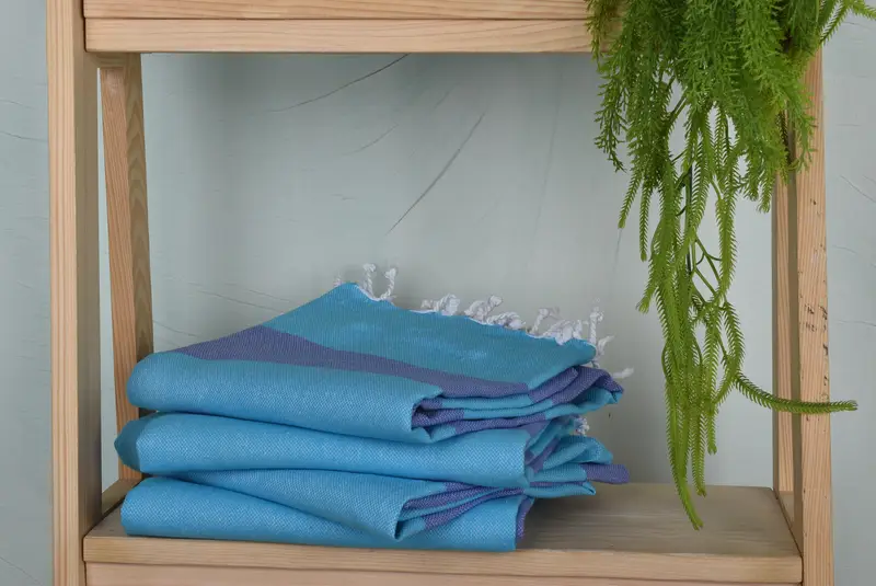 Personalized Bridesmaid Gift, Organic Turkish towel, Fouta towel, Mother Of The Groom Gift, Bachelor Party Favors, 70x40 Cotton Striped Towel - 7