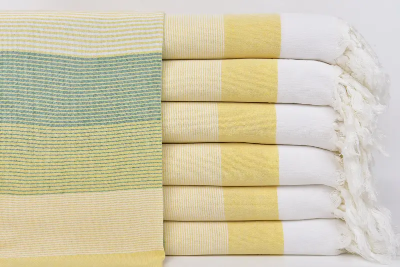 Unique Wedding Gift, Absorbent towel, Travel towel, 68x40 Cotton Striped Towel, Wedding Towel, Quick-dry peshtemal, Best Friend Gift Ideas - 1