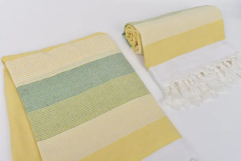 Unique Wedding Gift, Absorbent towel, Travel towel, 68x40 Cotton Striped Towel, Wedding Towel, Quick-dry peshtemal, Best Friend Gift Ideas - 7