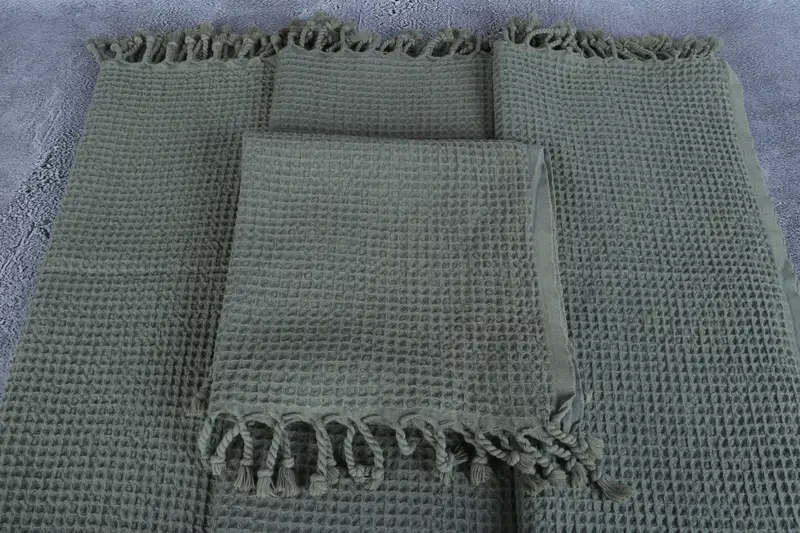 Personalized Gift, Small Bath Towels, Gift For The Home, Turkish Hand Towel, Bathroom Hand Towel, 40x20 Cotton Waffle Towel, Bulk Order Towel - 4
