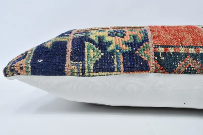 Tapestry Pillow Sham, 16x36 Beige Cushion Case, Ethnical Kilim Rug Pillow, Kilim Pillow, Ethnic Throw Cushion Case, Pillow, Interior Designer Pillow - 5