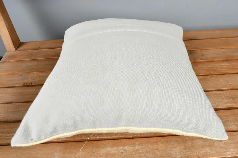 16x16 Beige Cushion Case, Cushion, Turkish Pillow, Throw Kilim Pillow, Ottoman Cushion Case, Kilim Pillow Cover, Wool Kilim Pillow Cushion Case - 5
