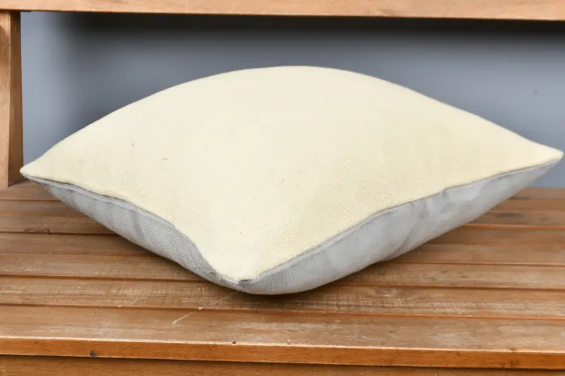16x16 Beige Cushion Case, Cushion, Turkish Pillow, Throw Kilim Pillow, Ottoman Cushion Case, Kilim Pillow Cover, Wool Kilim Pillow Cushion Case - 3