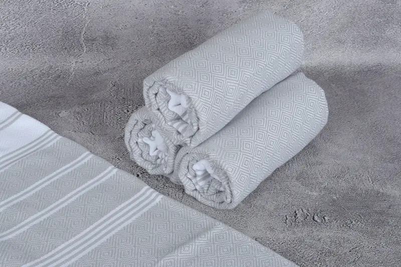 Wedding Favors, Turkish bath towel for spa, Personalized Gift, Family Gift, 70x40 Cotton Diamond Towel, Wedding Anniversary Gift, Sand-free towel - 8