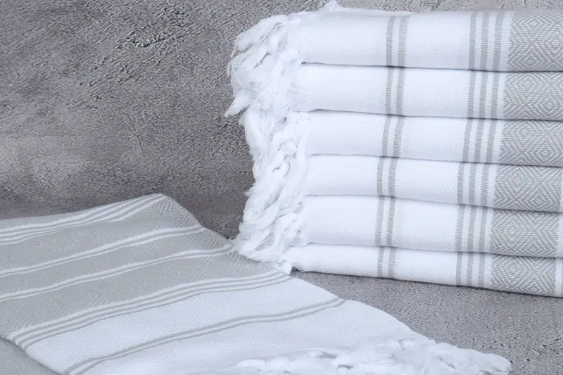 Wedding Favors, Turkish bath towel for spa, Personalized Gift, Family Gift, 70x40 Cotton Diamond Towel, Wedding Anniversary Gift, Sand-free towel - 2