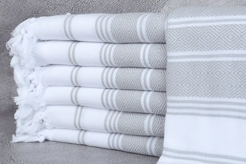 Wedding Favors, Turkish bath towel for spa, Personalized Gift, Family Gift, 70x40 Cotton Diamond Towel, Wedding Anniversary Gift, Sand-free towel - 1